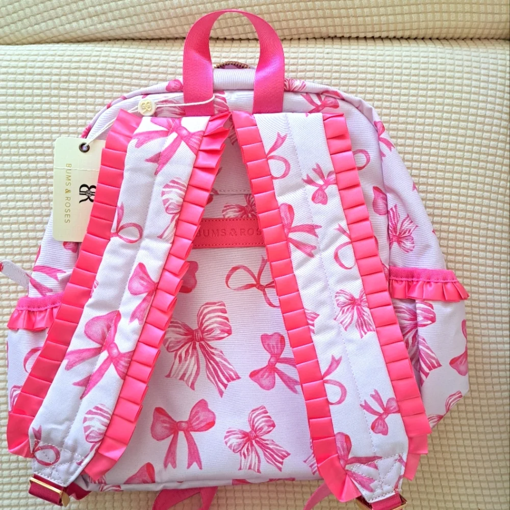 Pink Bow Kids Backpack